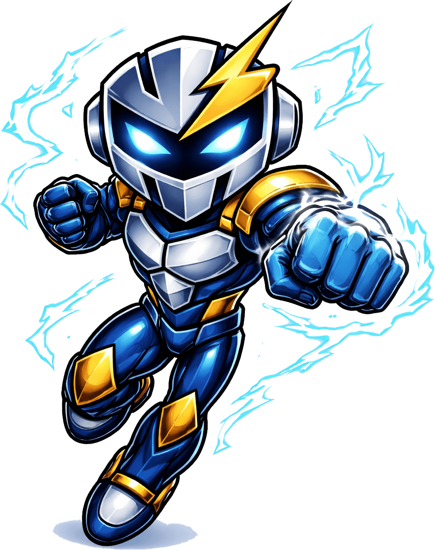 BotHero AI Hero Mascot